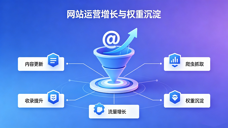 网站运营增长图
