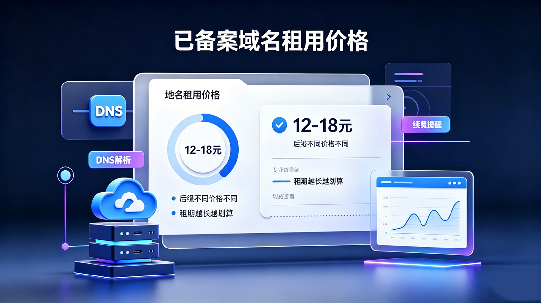 已备案域名租用最新价格与计费规则全解